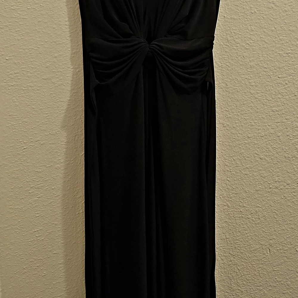 Elegant Black Strapless Dress
